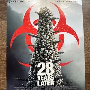 28 YEARS LATER 2025 DOUBLE-SIDED Regal  (8.5x11) Mini Movie MAP poster